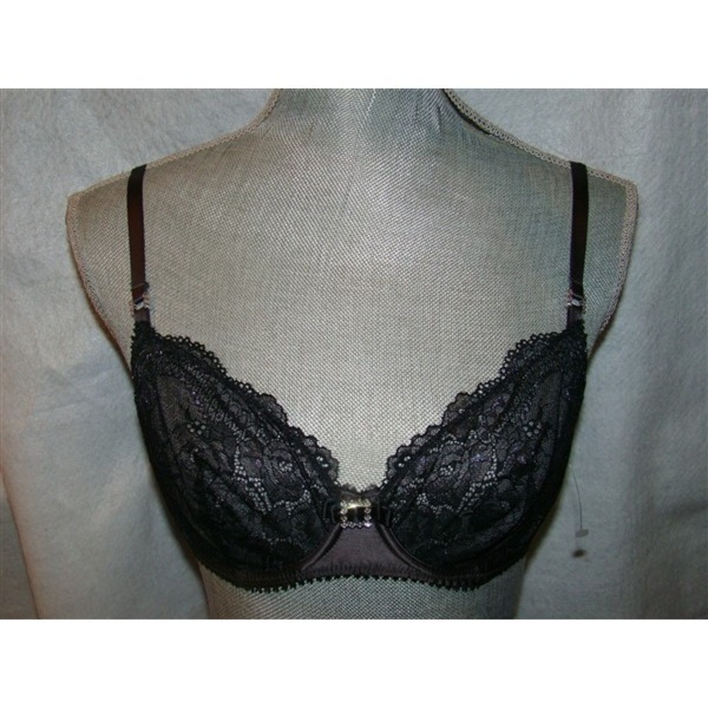 NWT Pleasure State 32D Layla Belle black underwired bra 116562